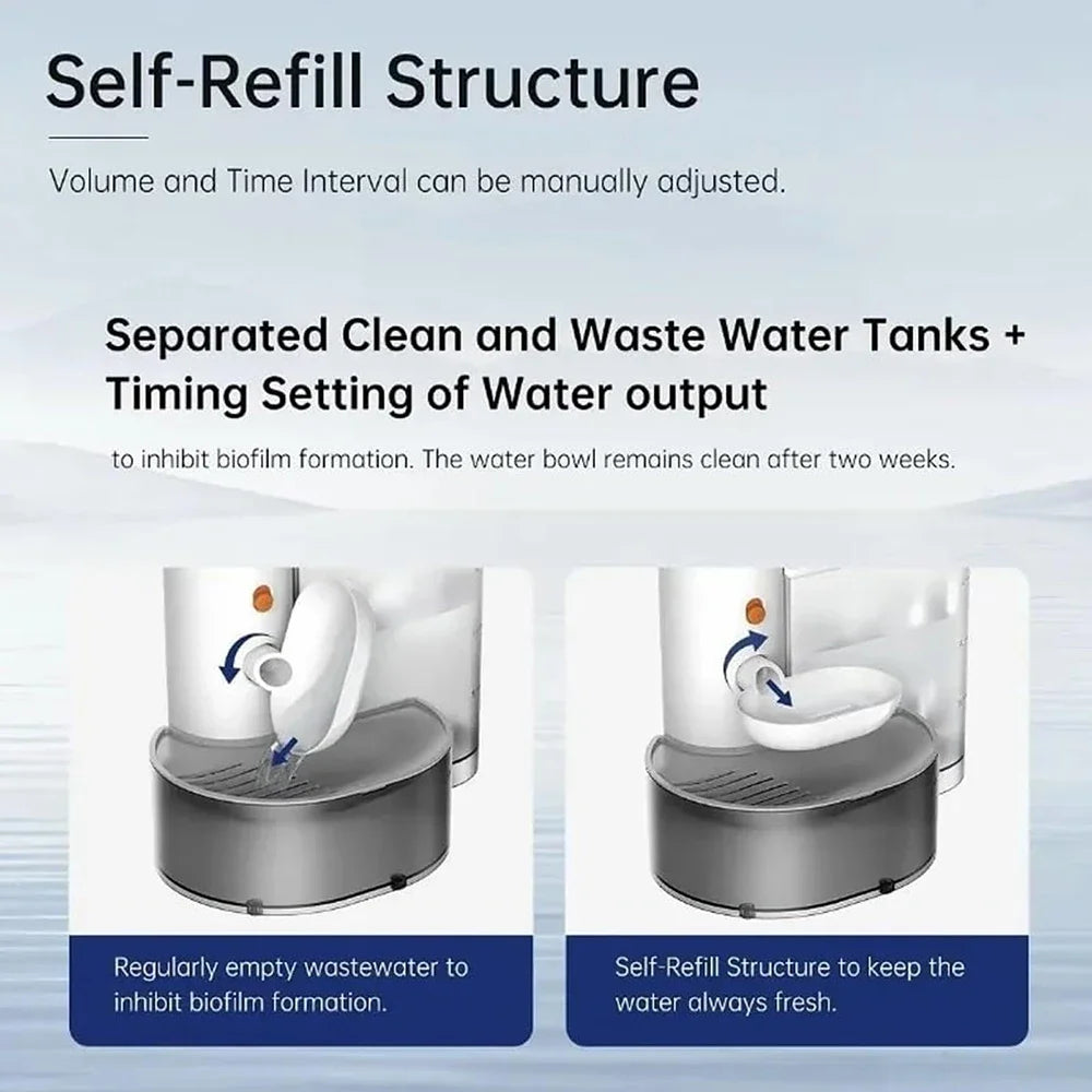 Smart Auto-Fill Pet Water Dispenser
