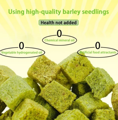 Freeze-Dried Catgrass Snack Tablets