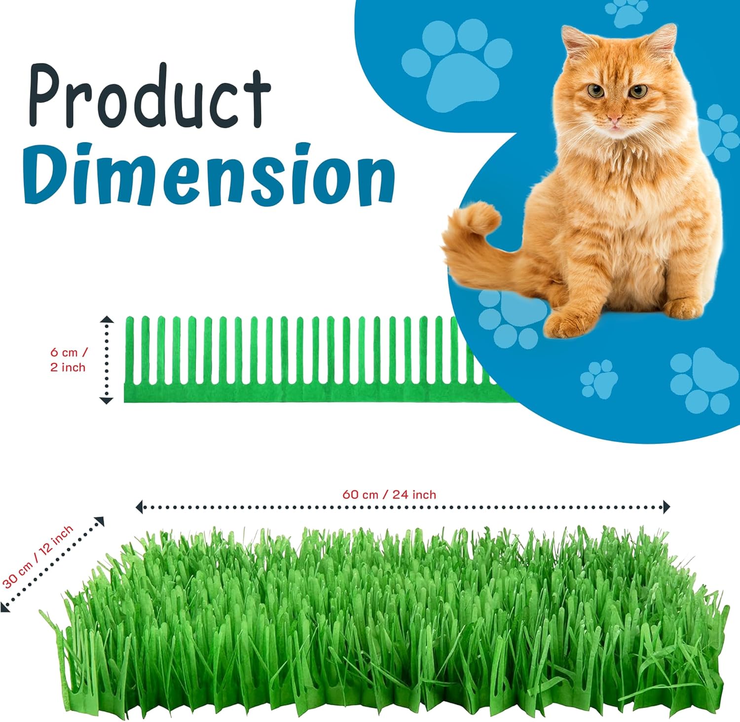 Kitty Grass Play Mat