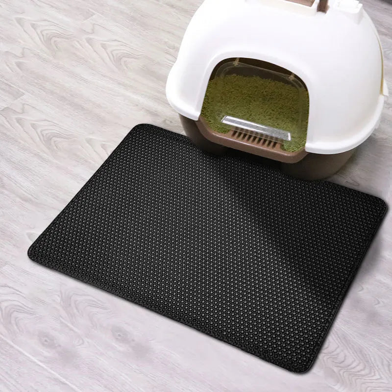 Double-Layer EVA Cat Litter Mat