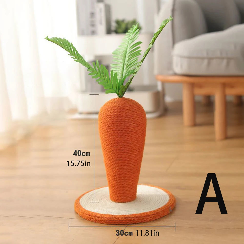  Cute Carrot Scratch Post Tree™