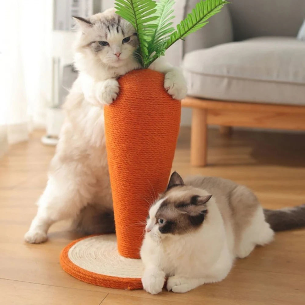  Cute Carrot Scratch Post Tree™