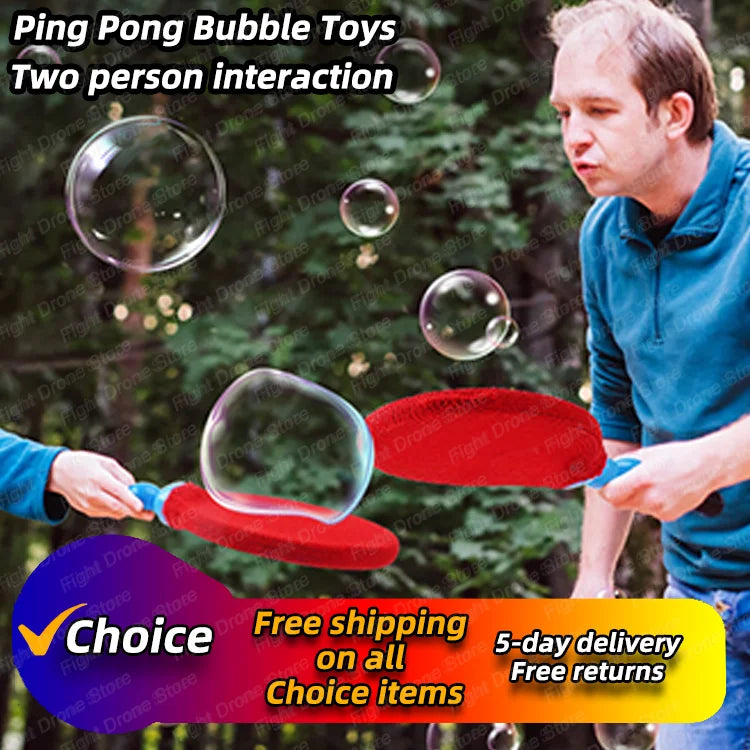 Fun Interactive Bubble Racket Game 