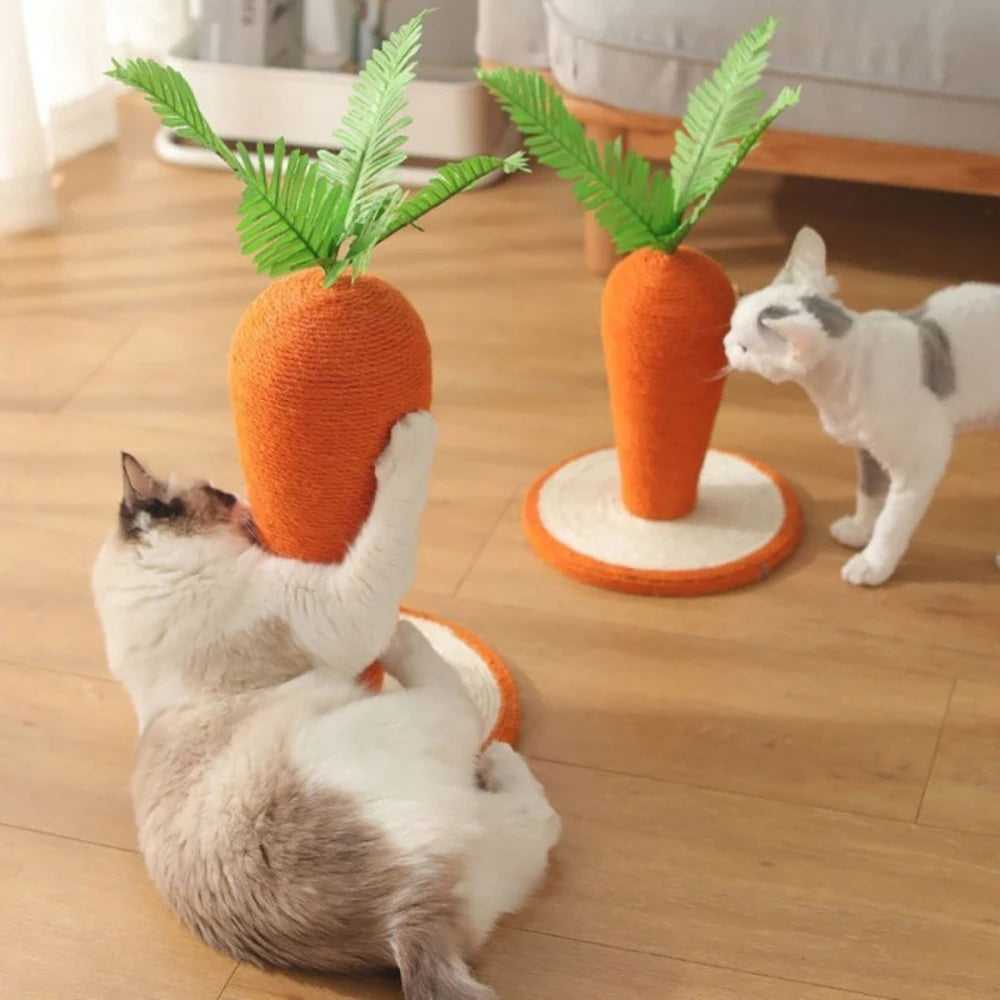  Cute Carrot Scratch Post Tree™