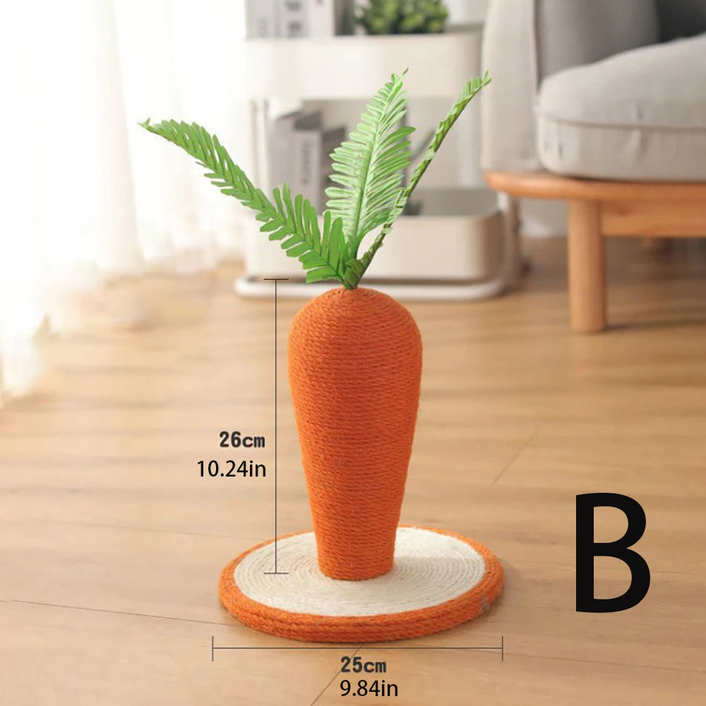  Cute Carrot Scratch Post Tree™