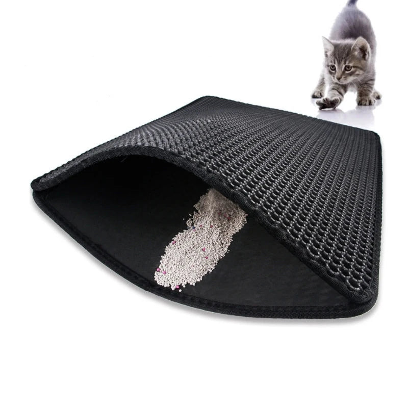 Double-Layer EVA Cat Litter Mat