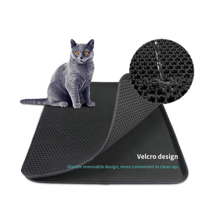 Double-Layer EVA Cat Litter Mat