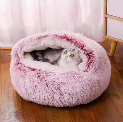 Cozy Plush Pet Sleeping Bed