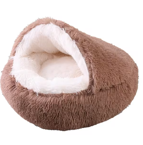 Cozy Plush Pet Sleeping Bed