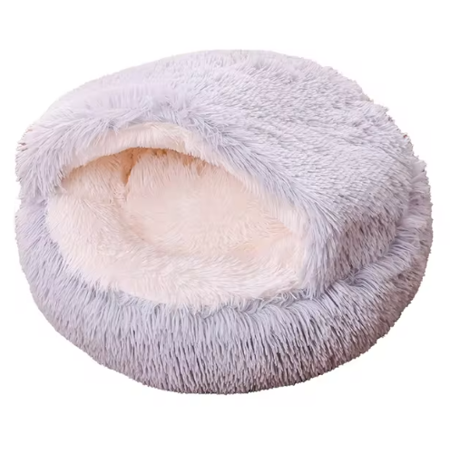 Cozy Plush Pet Sleeping Bed