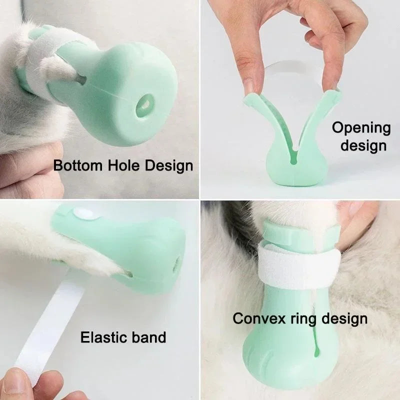 Adjustable Silicone Cat Paw Cover