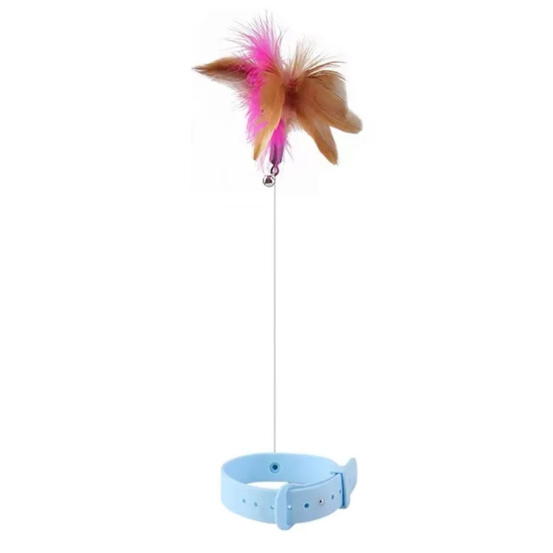 Cat Collar Feather Toy