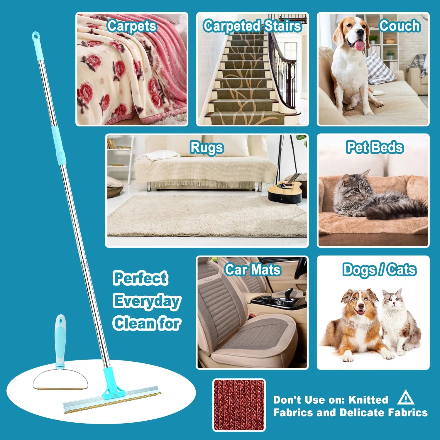 Pet Lint Remover Broom