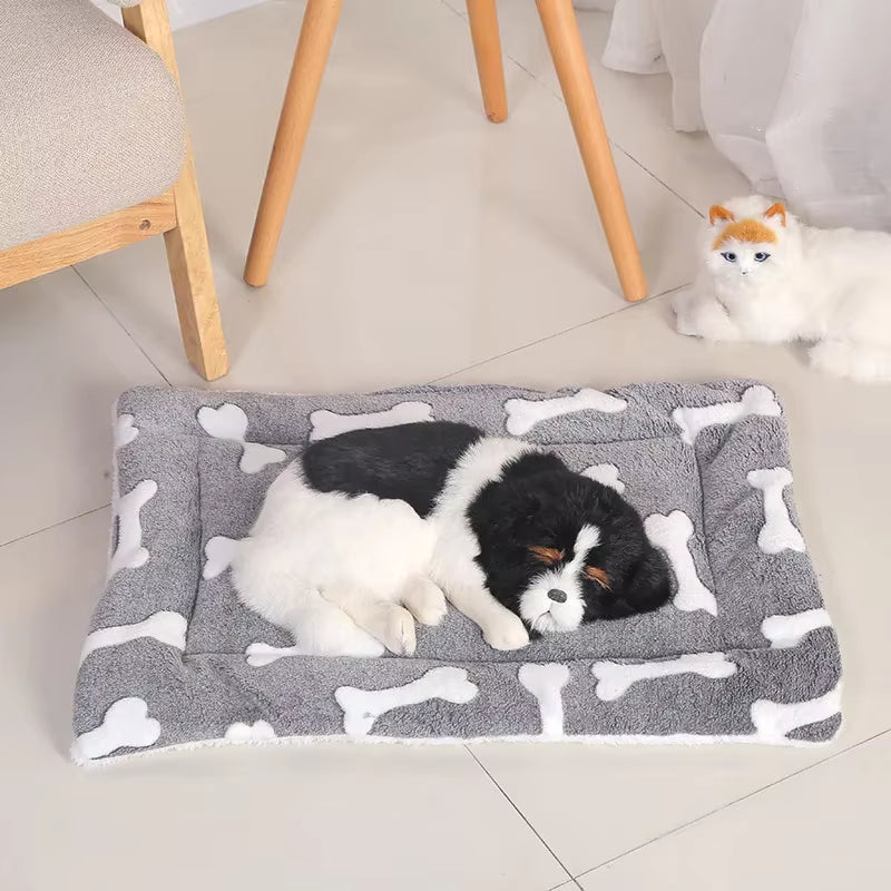 Double-Sided Plush Pet Bed