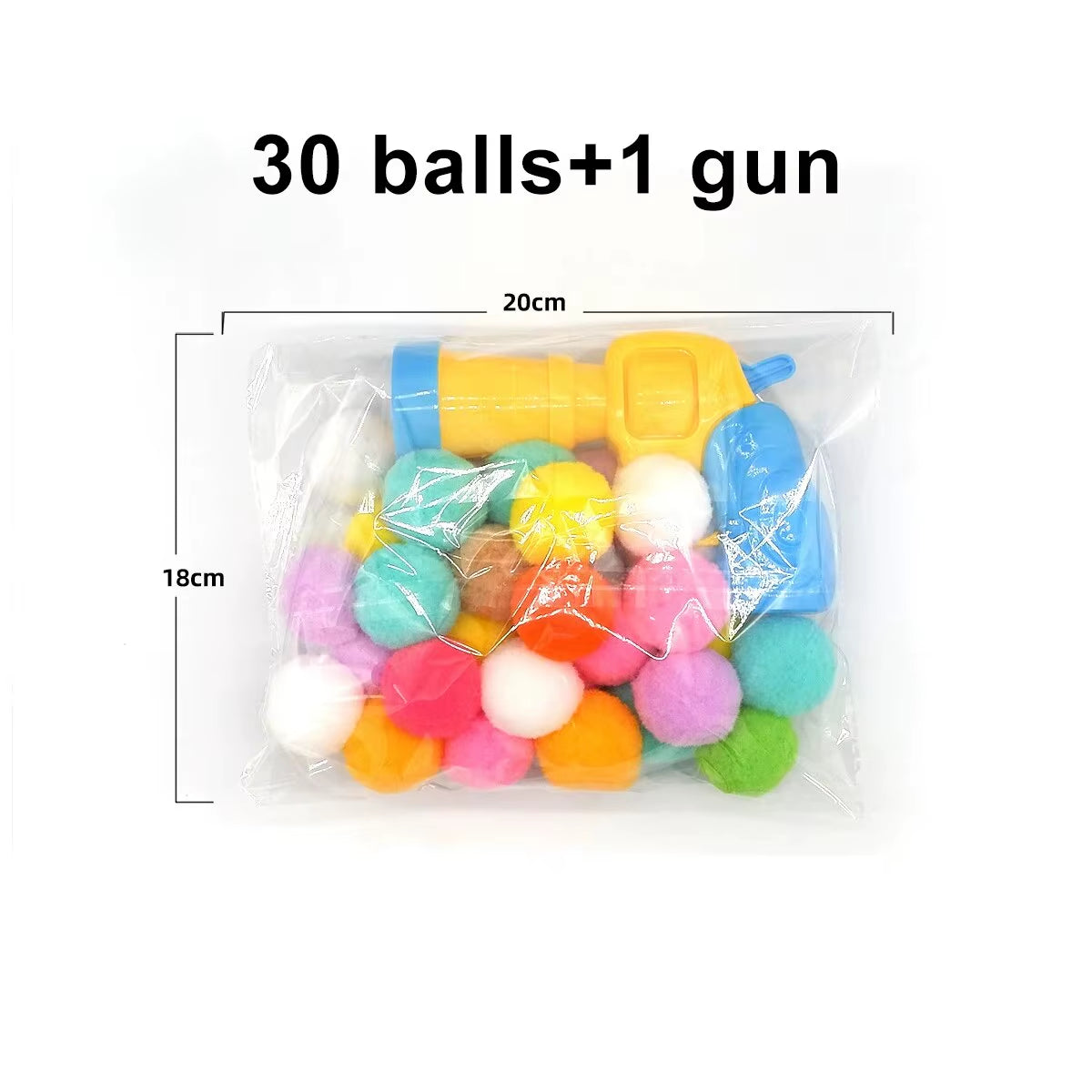 Plush Ball Toy Gun