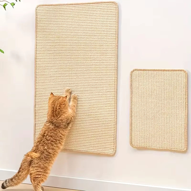 Natural Sticky Sisal Scratch Pad Rug